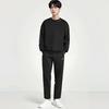 Li-Ning Versatile Round Neck Long Sleeve Comfortable Sweatpants Commuter Hoodie Set Men Sets AWDTB37-12+AKLUA75-5