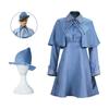 Halloween Fleur Delacour Cosplay Costume Beauxbatons Academy Girls Uniform Dress Set