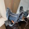 Denim Bag Women's Large-capacity New Summer Casual Niche Design Messenger Bag Dumpling Bag