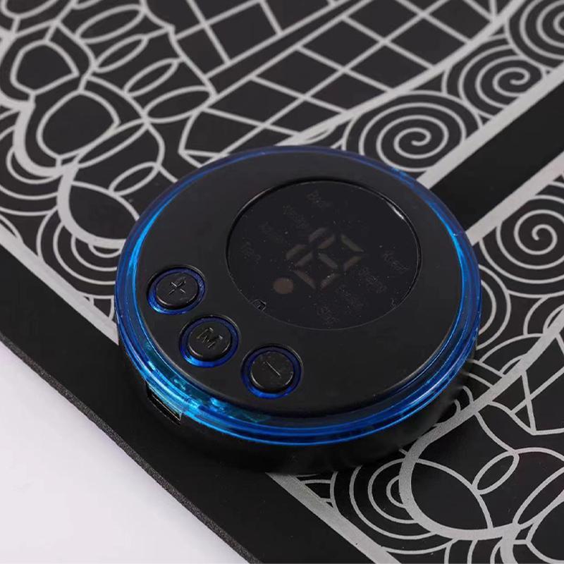 Electric EMS Foot Massager Pad Foot Massage Mat USB Charge LED Digital Display Acupoint Massager