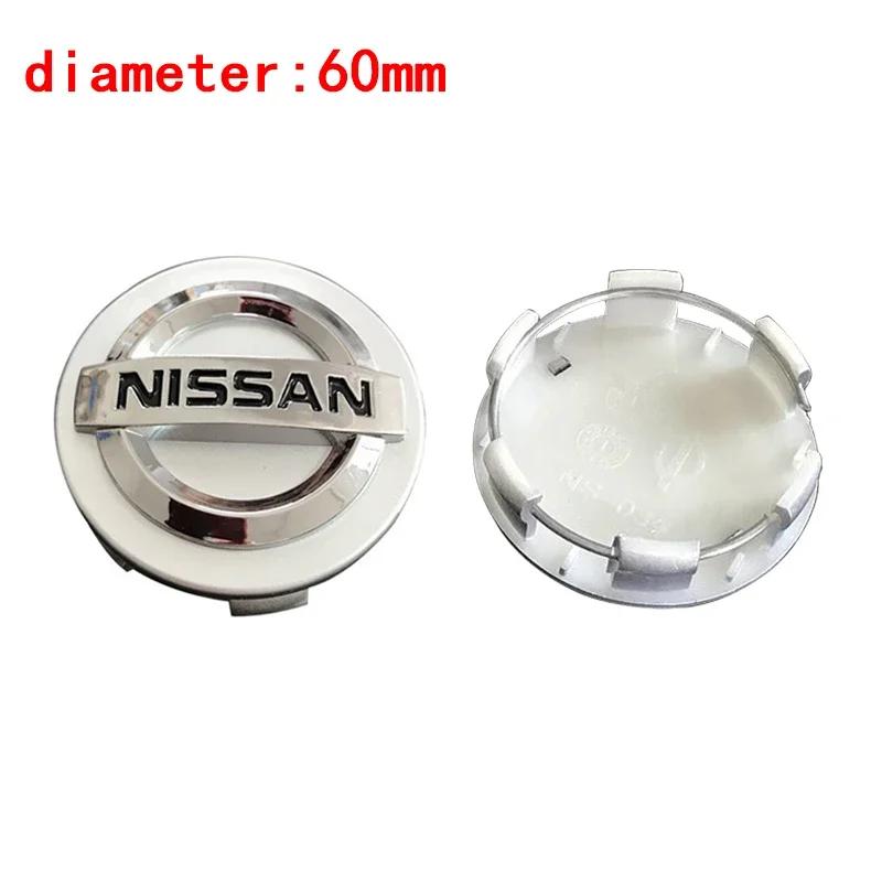 54mm 58mm 60mm Car Wheel Center Hub Caps Cover Nissan X Trail T32 Patrol Tiida Navara Nismo Note Teana Qashqai J11 J10 Juke