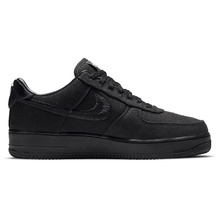 Nike Stussy x Air Force 1 Low Triple Black Unisex-Sneaker CZ9084-001
