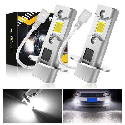 H3 LED Fog Lamp, H3 LED, Adjustable Angle, H3, Short LED Bulb, 6500K, White,