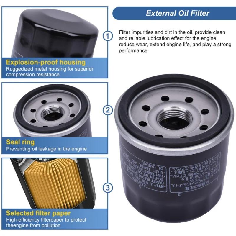 A2922 Motorcycle Air Filter Cleaner 11013-0760 Oil Filter for Kawasaki Z900 ZR900 2017-2014 Z900 ABS