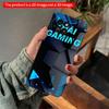 2DFlat Xiaomi Redmi phone caseBlue Neon Gaming Geometry Phone Casesuitable for Redmi Note 11 12 13 14 A3 K80 15 17 Ultra