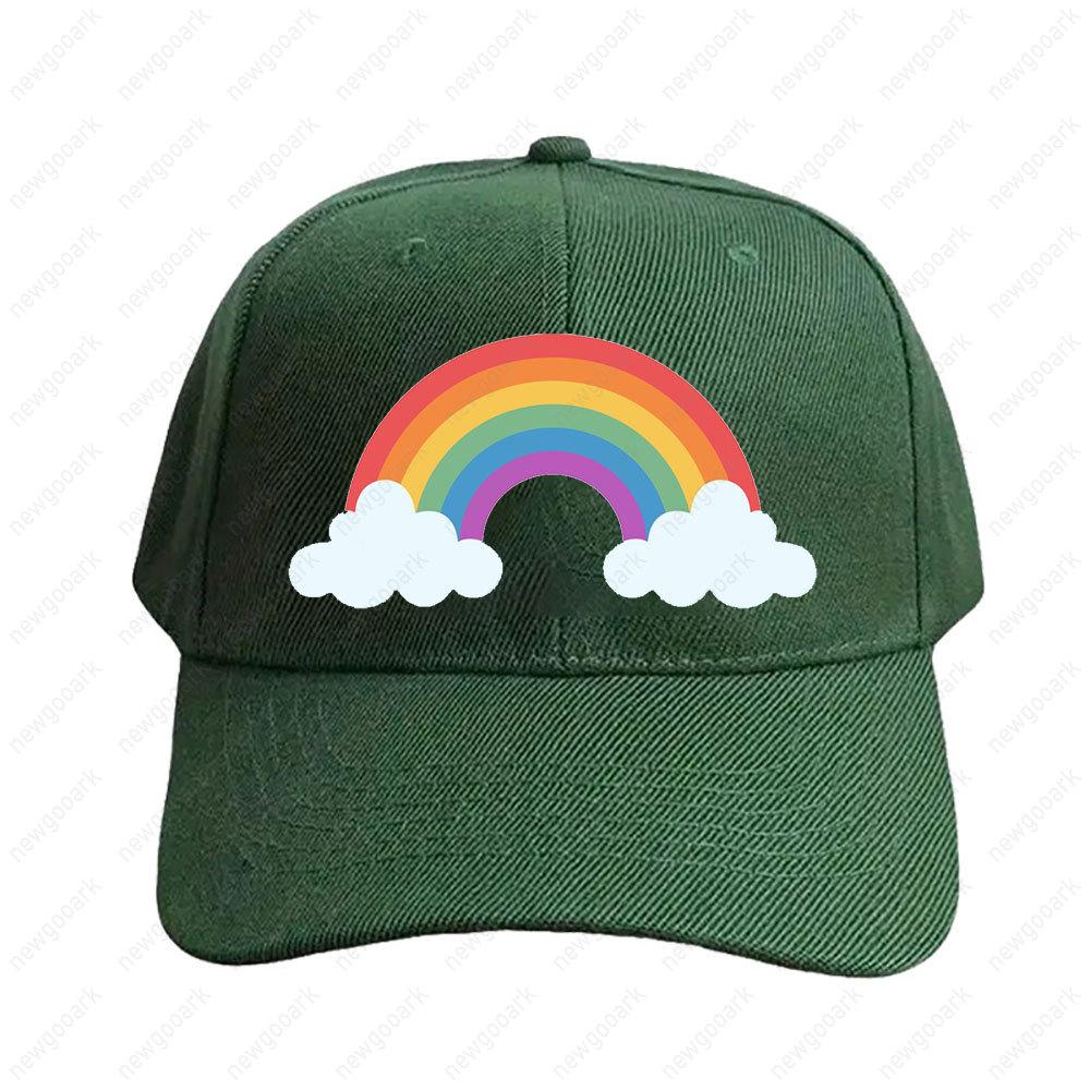 Pride Rainbow Cap Women Unisex Adult Casual Adjustable Printed Baseball Caps Trucker Cap