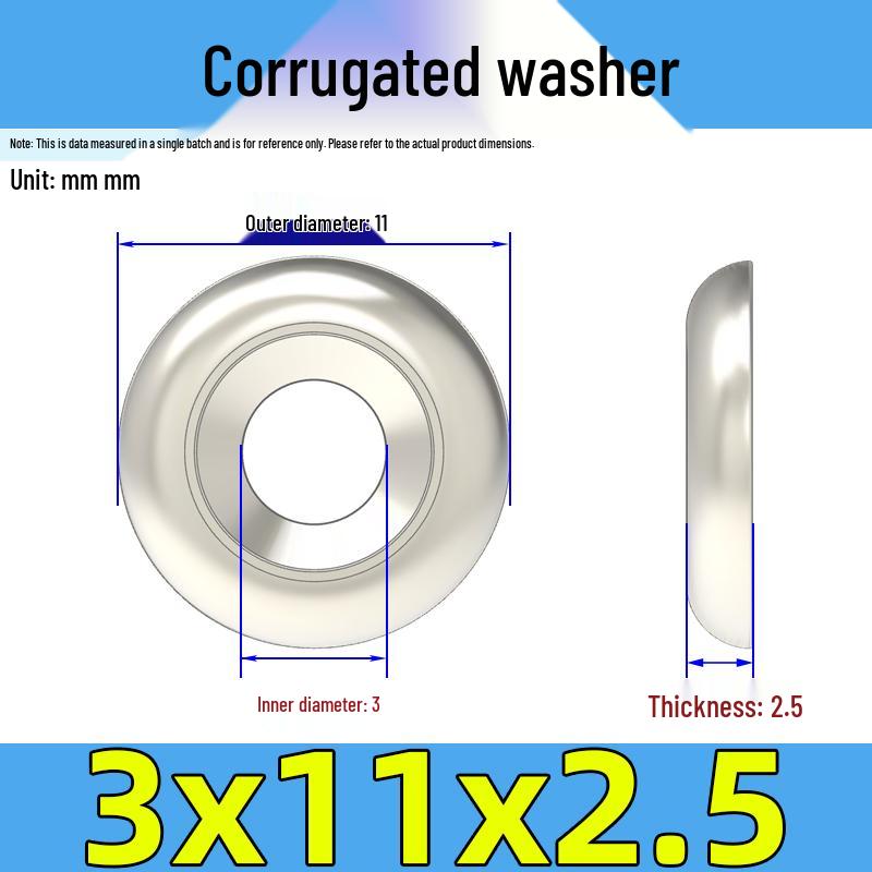 Stainless Steel/Nickel-Plated Tapered Fisheye Countersunk Decorative Washer