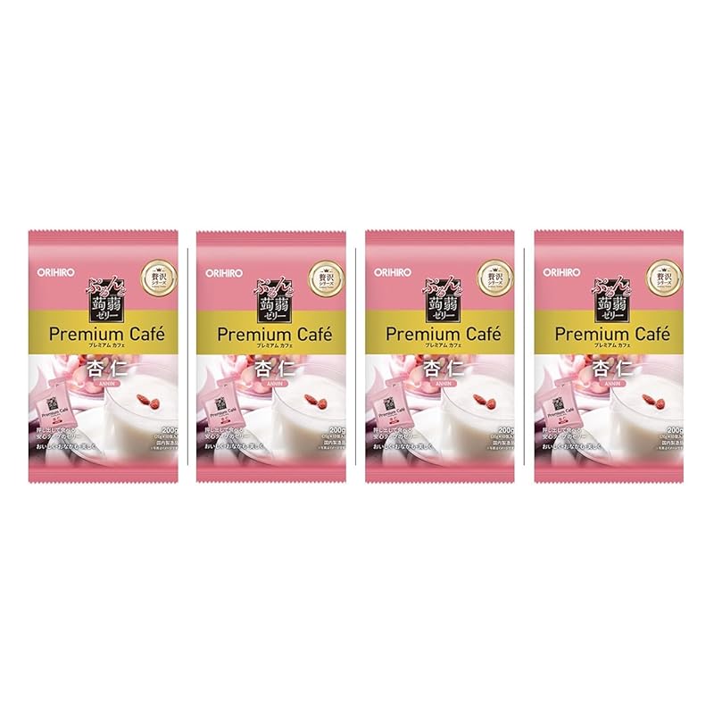 

[4 bags set] Orihiro Purunto Konjac Jelly Premium Cafe Almond kernels (10 pieces x 4 bags set) 40 pieces in total)