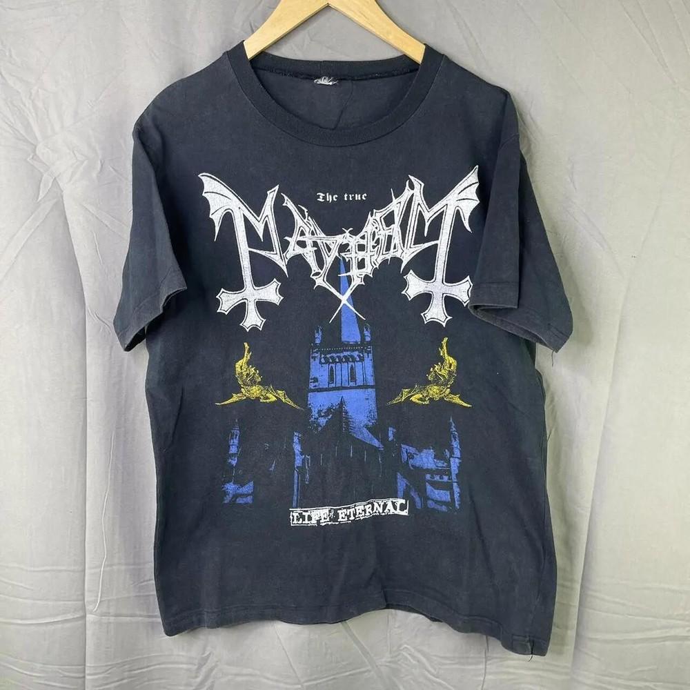 

Mayhem Band 1997 Tour Collection Gift For Fan Full Size T-shirt Unisex T-Shirt S
