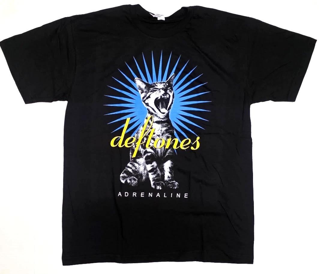 DEFTONES Adrenaline T-shirt Rock Nu Metal Tee 100% Cotton Adult Black New S
