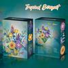 1183Pcs Tropical Bouguet Series Building Blocks Flower Desktop Preserved Flower Ornament Kid'S Toy Gift For Girls/Lovers/Mothers