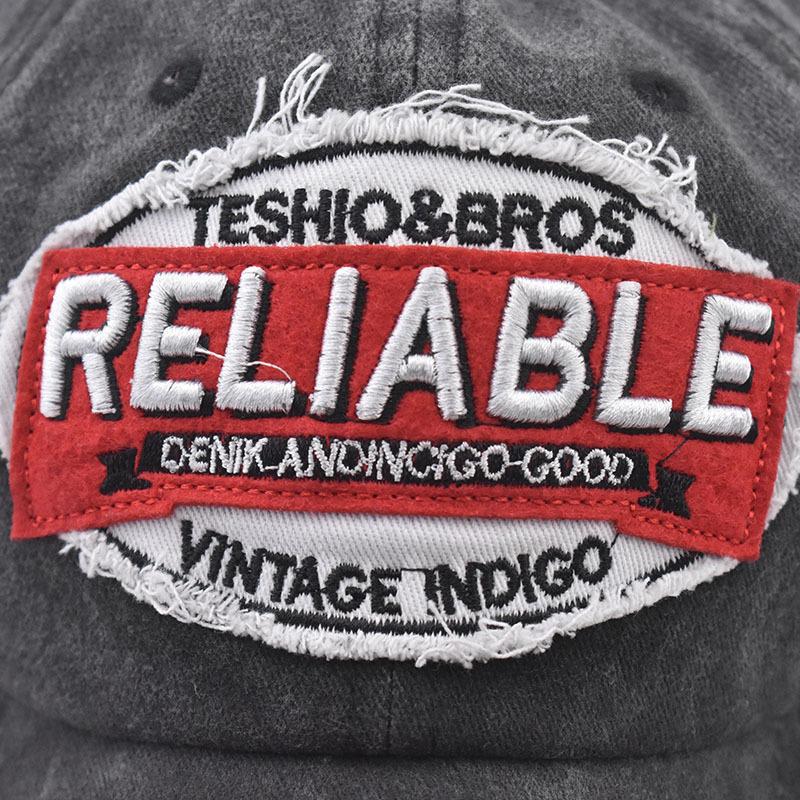 New RELIABLE Embroidered Baseball Cap Summer Mesh Cap Men's and Women's Outdoor Leisure Cap