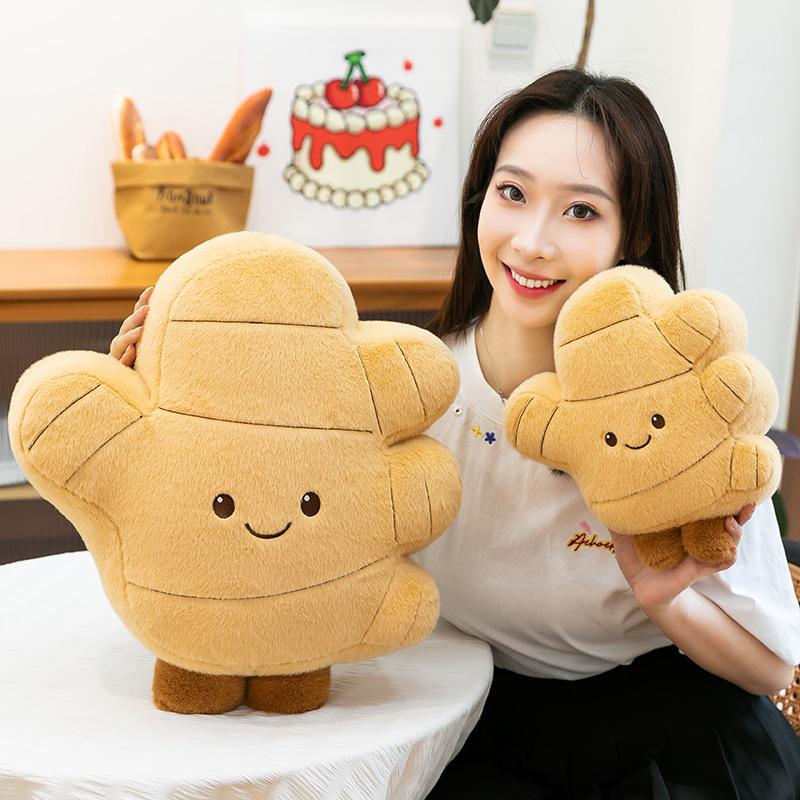 Creative Ginger Doll Plush Toy for Girls Gifts Funny Sleeping Pillow Children Soothing Doll