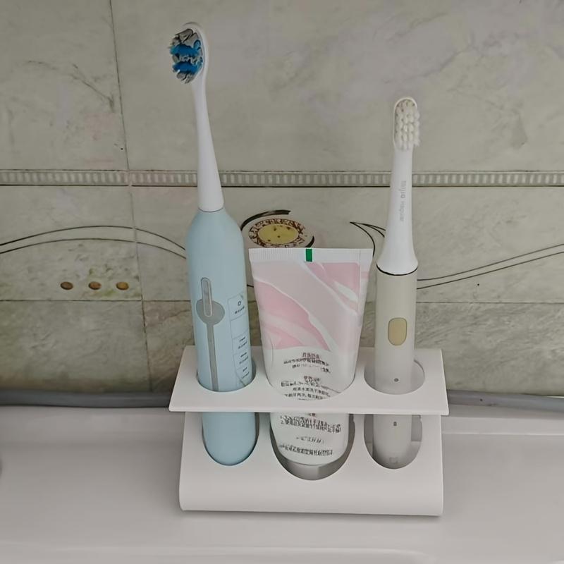 with3Electric toothbrush and toothpaste storage rack with a storage slot Bathroom Storage Rack Washbasin storage rack Shaver storage rack