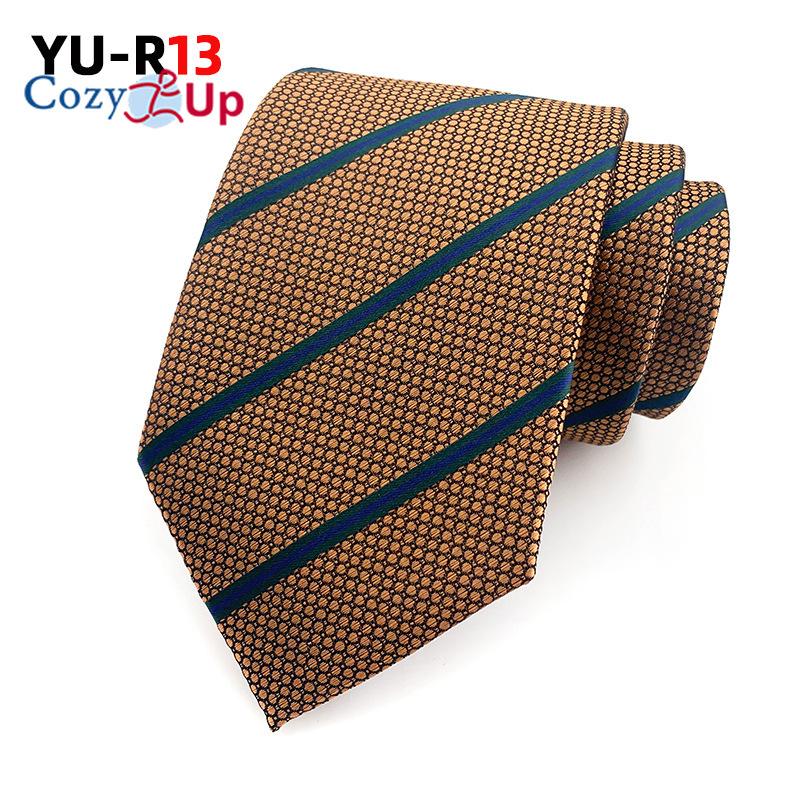 3.15" Fashion Striped PaisleyTie for  Men Flower Necktie for Wedding