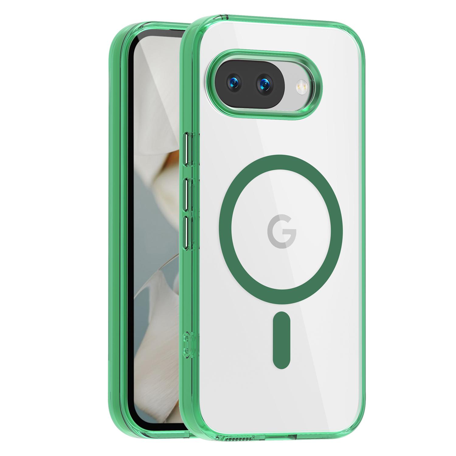 

Для Google Pixel 9a Магнітний чохол TPU+PC Прозорий чохол для телефону C