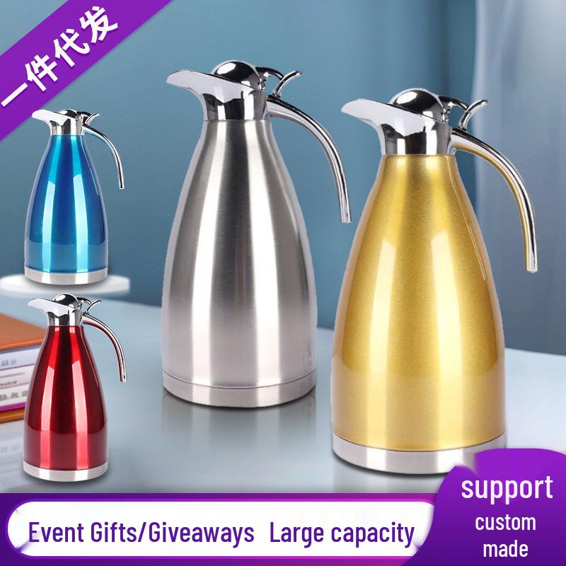 2L Large Capacity Vacuum Coffee Thermos – 304 Stainless Steel, Multi-purpose for Hotels and Restaurants, Ideal Gift for Autumn and Winter