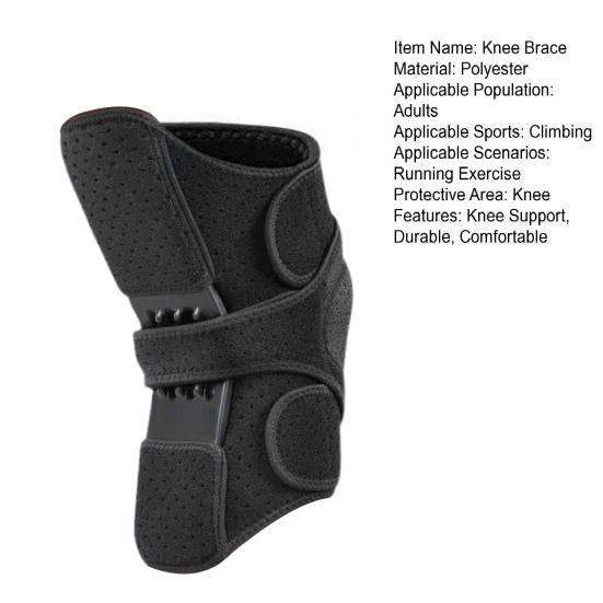 Yousheng Knee Booster Brace with Spring Patella Joint Support Pad Knee Stabilizer Brace for Climbing And Squatting