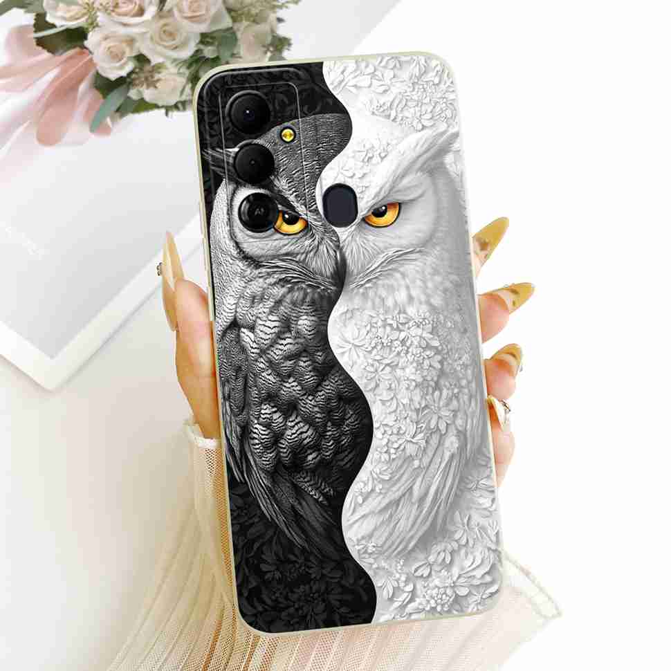 For Tecno Pop 6 Go BE6j Case Simple Style Silicone Shockproof Back Cover Coque For Tecno Pop6 Go POP 6 GO Phone Bumper Shell