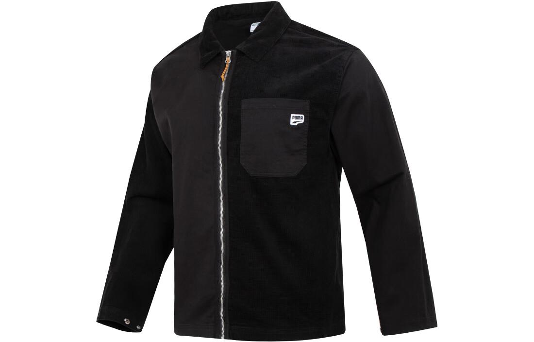 PUMA Jackets Men s Black Lapel Moderate Other 623374-01 L