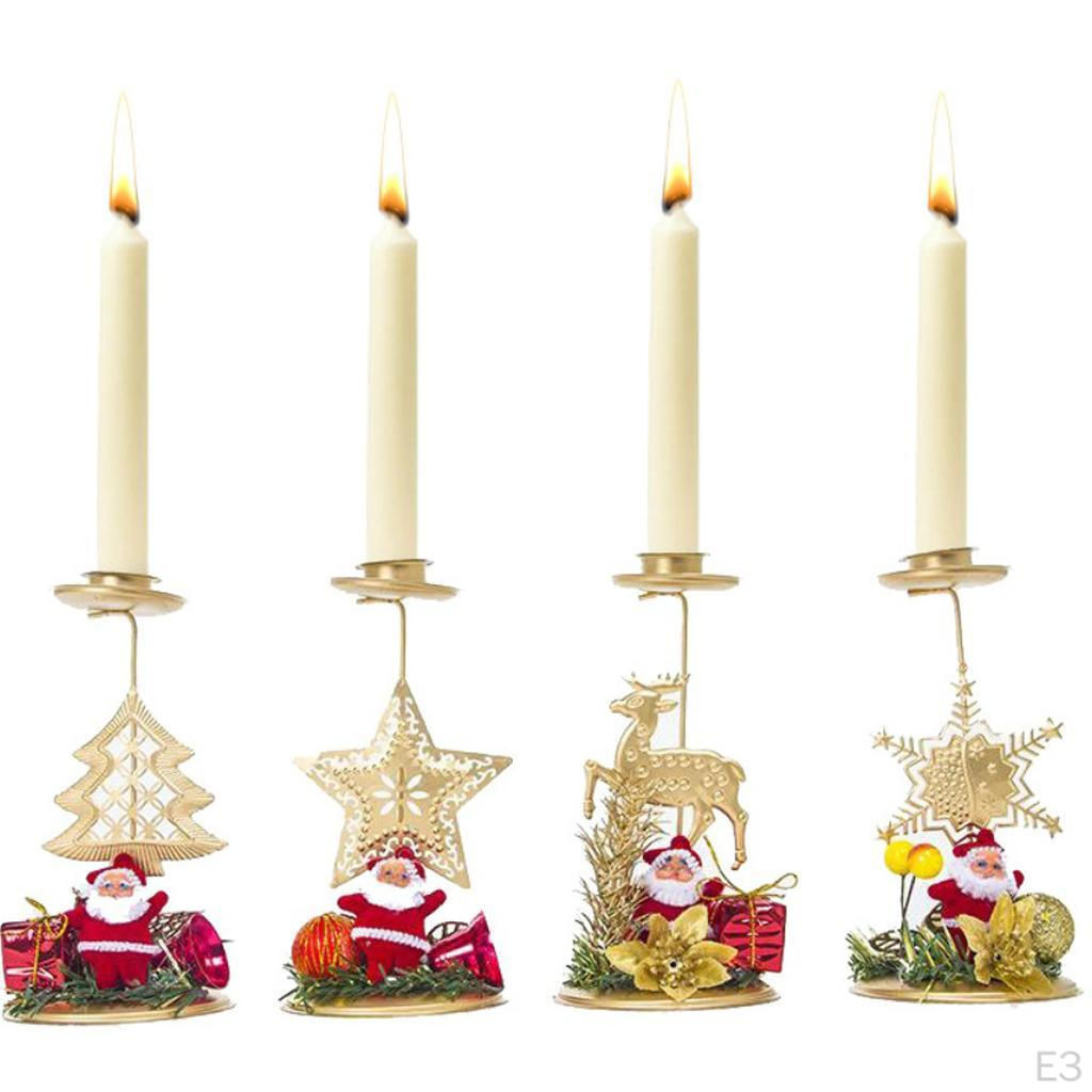 Iron Candle Holder Christmas Tree
