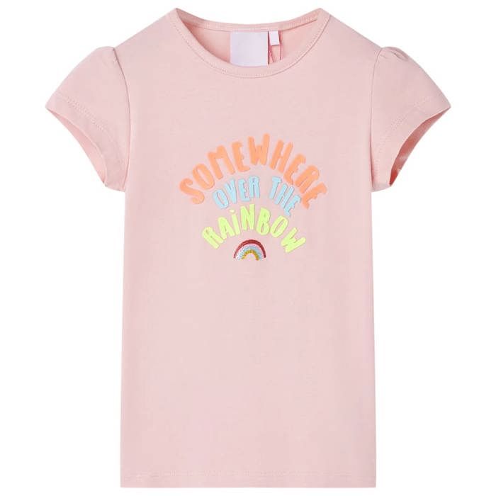 T-shirt pour enfants rose clair 92/104/116/128/140
