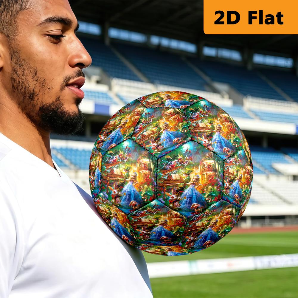 Rabbits Heart Football Suitable for Both Training and Competition High Elasticity No. 5 Football Very Elastic Unique Football Gifts Training Football