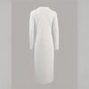 Women's Fashionable Casual Solid-color Long-sleeved Long Cardigan V-neck T-shirt Top