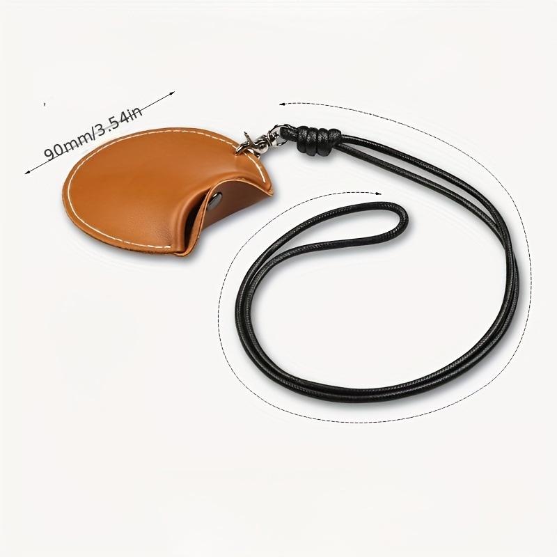 Portable Leather Bluetooth Earphone Neck Pouch & Coin Purse