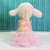 Fashion New Pet Clothing Supplies Chiffon Princess Size Dog Cat Dress Teddy Pomeranian VIP Spring Summer