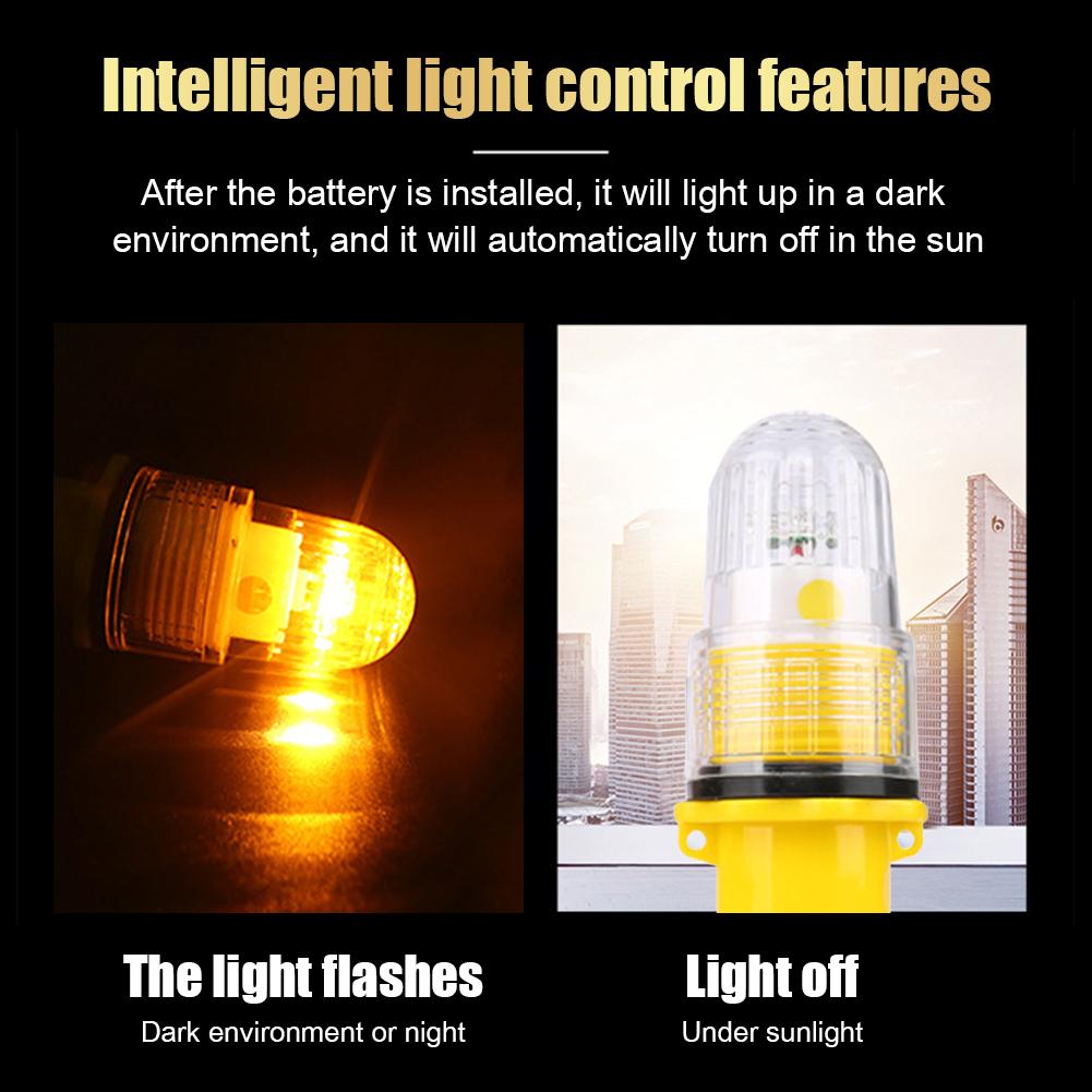 Flash Fishing Signal Light IP65 Waterproof Fishing Warning Light LED Fishing Signal Indicator Light for Outdoor Fishing