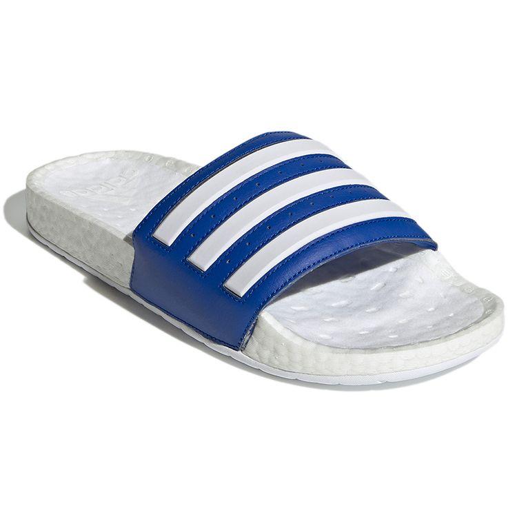 adidas Adilette Boost Slide White Royal Blue Unisex Sneakers Cloud-White GZ5313
