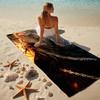Dark Warrior Stylish Digital Printing Beach Towel Quick Drying Absorbent Blanket For Beach Pool Gym Travel Christmas Gift C9211361