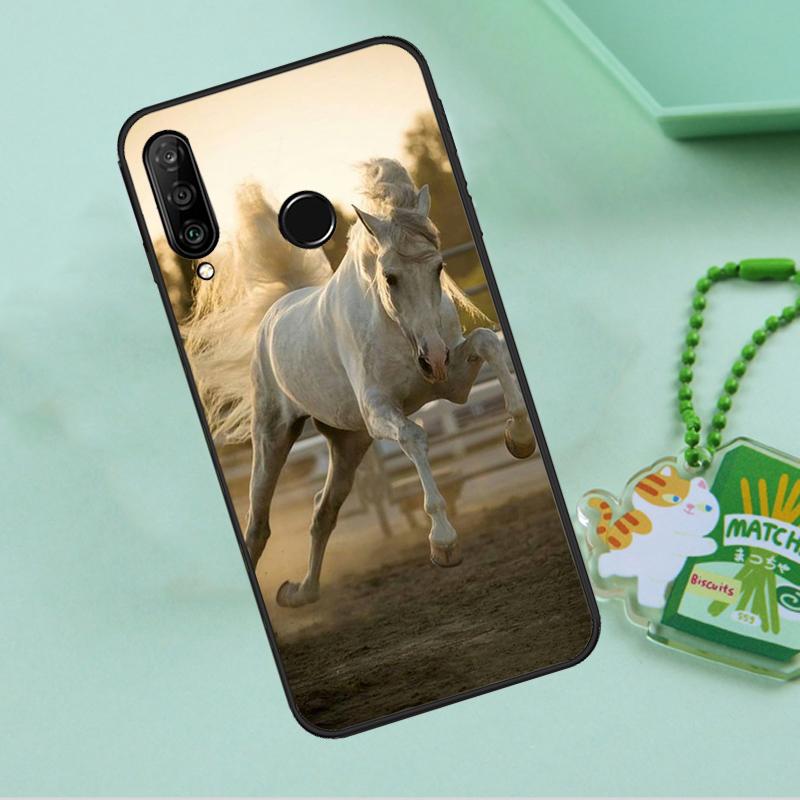 Galloping Horse For Huawei Nova 12i 12s 7i 8i 11i 9 10 SE Y90 Y60 Y70 Y72 Y61 Y91 P30 P40 Lite P60 Pro Case