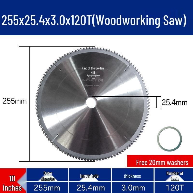 10-Inch Wood and Marble Diamond Saw Blade for Circular Saws