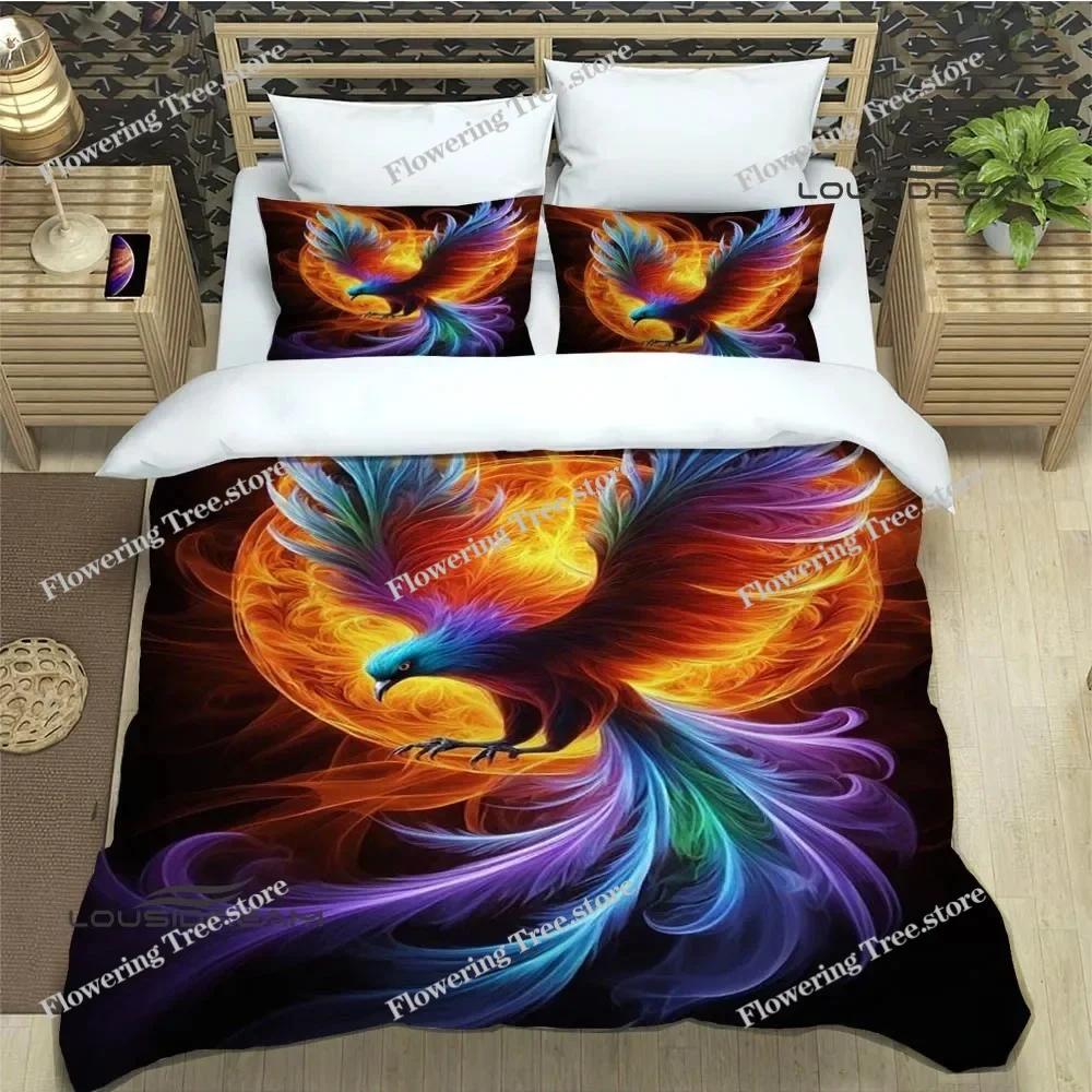 3D Phoenix Printed Bedding Sets Exquisite Bed Supplies Set Duvet Cover Bed Comforter Set Bedding Set Luxury Birthday Gift