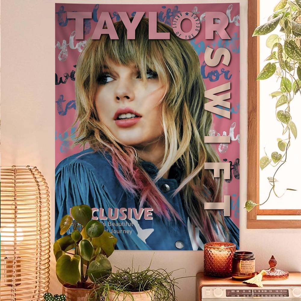 

Hot Singer TTaylorS SSwiftS Colorful Tapestry Wall Hanging Bohemian Wall Tapestries Mandala Wall Hanging Sheets 74x94cm(29x37in)