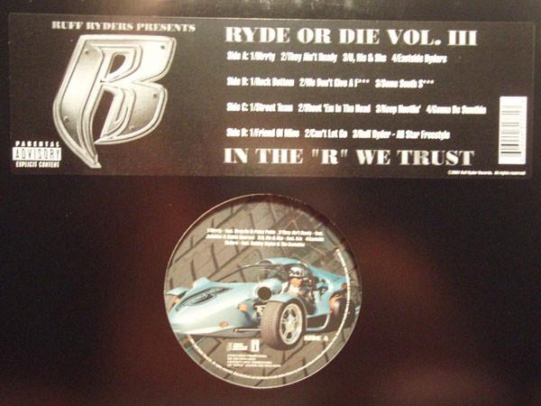 LP Record RUFF RYDERS - Ryde Or Die Vol. III 0694931781 Ruff Ryders, In 2001 US Rap & Hip-Hop/R&B Used