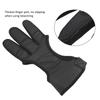 Bow Archery Three Finger Finger Guard Gloves Shooting Protection Protective Gear XL Size