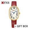 OFNS 1532 Casual Women Watch Top Brand Luxury Business Waterproof Female Clock Quartz Original Lady Girl Wristwatch