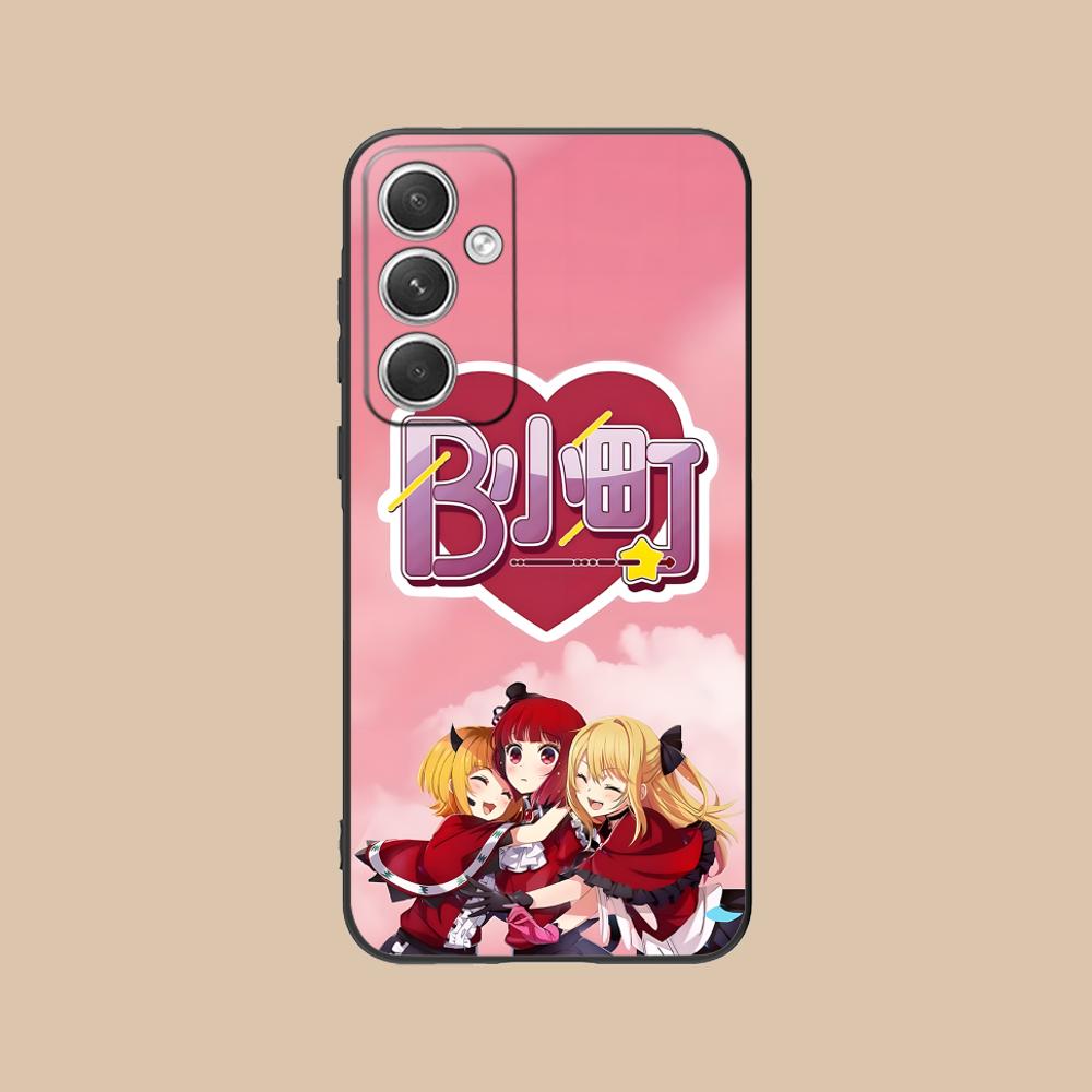 Oshi no ko B-Komachi Phone Case for Samsung Galaxy S25 S24 S23 S22 S21 S20 Note20 Plus FE Ultra Colour Protective Cover Pretty