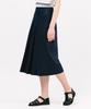 JUN BY JUN K Three-Tuck A-Line Skirt_Navy