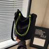 Large capacity solid crossbody casual bags with internal compartments high quality for women zipper nylon women's bags