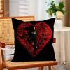 CConans Gray Wishbones Pillow Case Plush Pillow Cases Home Decoration Pillow Cover for Sofa Bed Chair Living Room