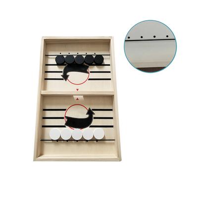 Bouncing Board Game Wooden Sling Puck Game Parent-Children Toy Interactive Chess Table Plying Toy