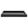 Rectangle Shape Solid Rectangular Natural Wood Serving Tray Multi Use for Tea Coffee Snacks Meals
