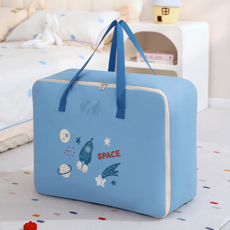 Childrens Quilt Storage Bag With Oxford Fabric For Bedroom And Travel Organization