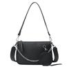 PU Women's Chain Baguette Bag Street Trend Design Feel Armpit Small Square Bag