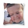 Hasbulla Cute With Bird Pillowcase Printed Polyester Cushion Cover Decorative Magomedov Little Khabib Pillow Case Cover 45X45cm