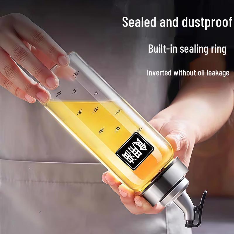 SPSR Glass Oil and Vinegar Dispenser Set